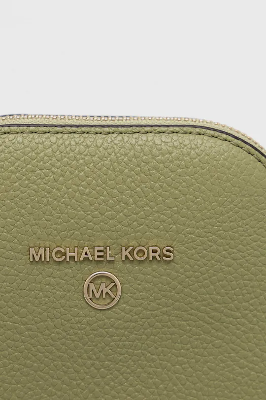 Δερμάτινη τσάντα MICHAEL Michael Kors πράσινο