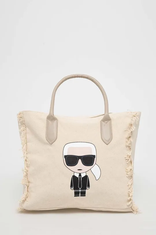 μπεζ τσάντα Karl Lagerfeld Γυναικεία
