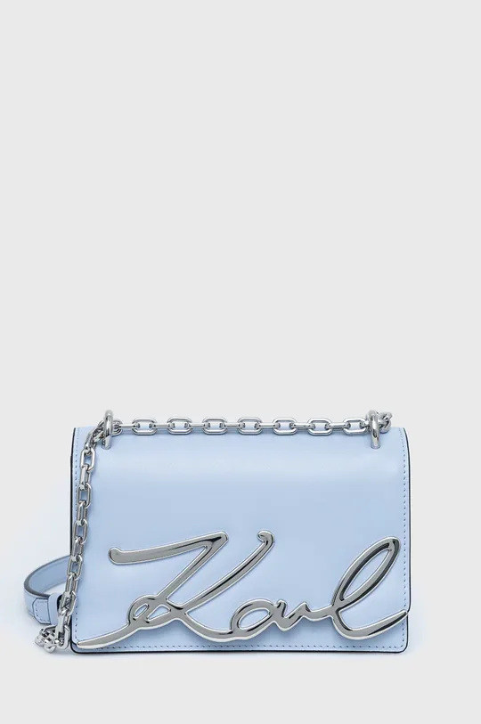μπλε Δερμάτινη τσάντα Karl Lagerfeld Γυναικεία