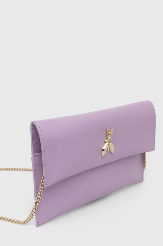 Patrizia Pepe pochette di pelle violetto