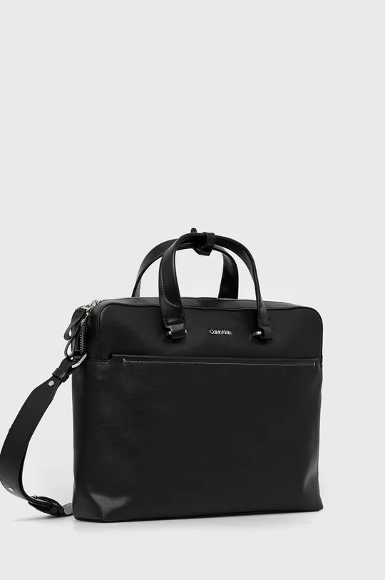 Τσάντα φορητού υπολογιστή Calvin Klein μαύρο