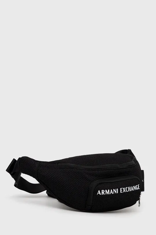 Сумка на пояс Armani Exchange чорний