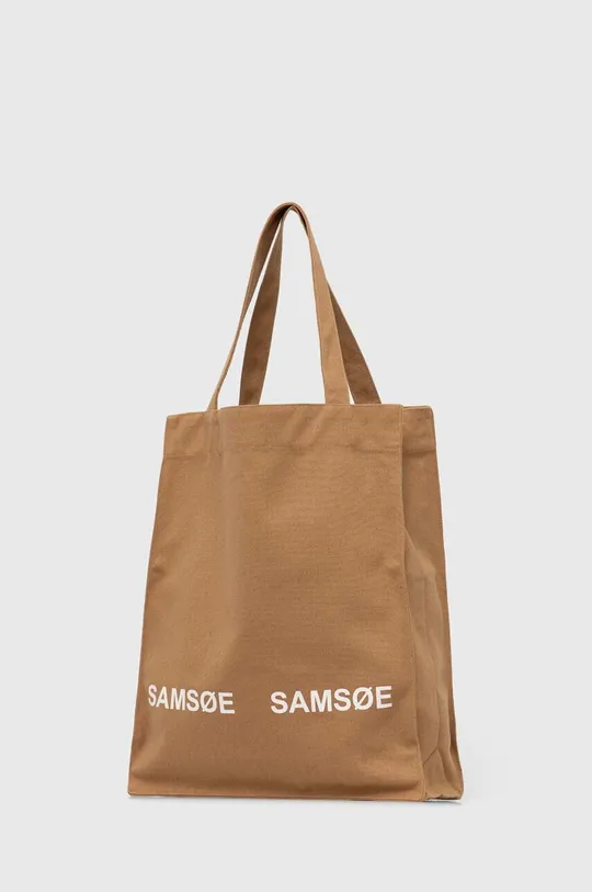 Τσάντα Samsoe Samsoe καφέ