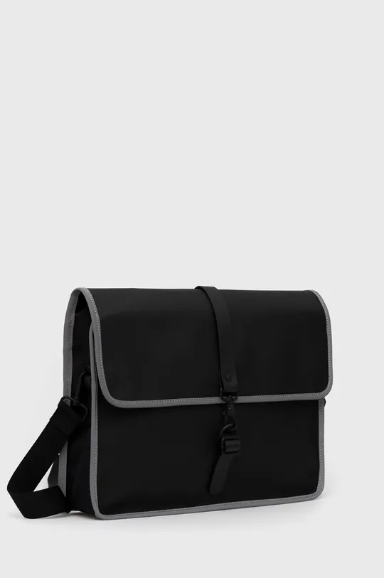Τσάντα Rains 14050 Messenger Bag Reflective μαύρο