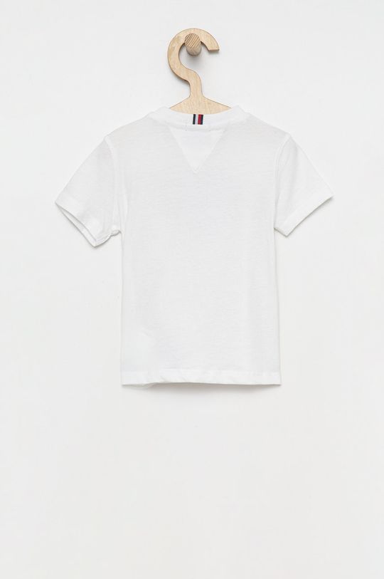 Dětské bavlněné tričko Tommy Hilfiger bílá