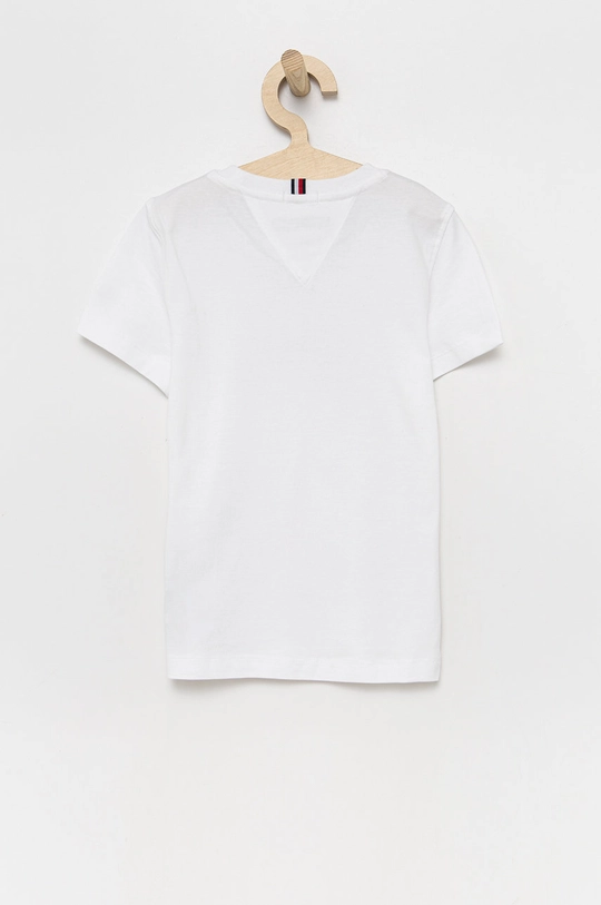 Tommy Hilfiger T-shirt bawełniany dziecięcy biały