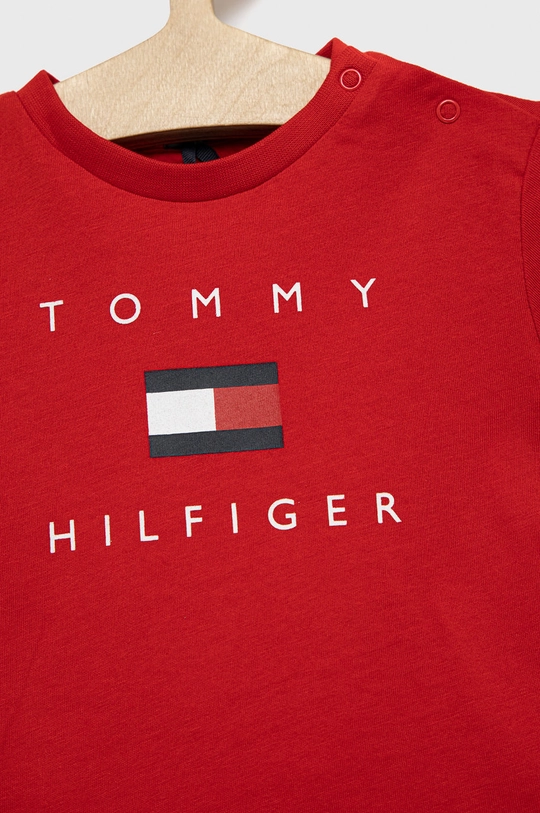 Дитяча бавовняна футболка Tommy Hilfiger  100% Бавовна