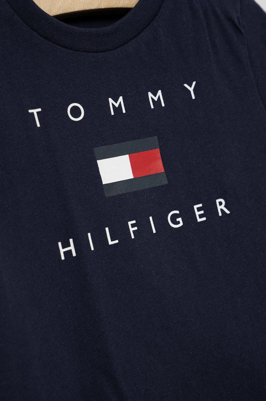 Detské bavlnené tričko Tommy Hilfiger  100% Bavlna