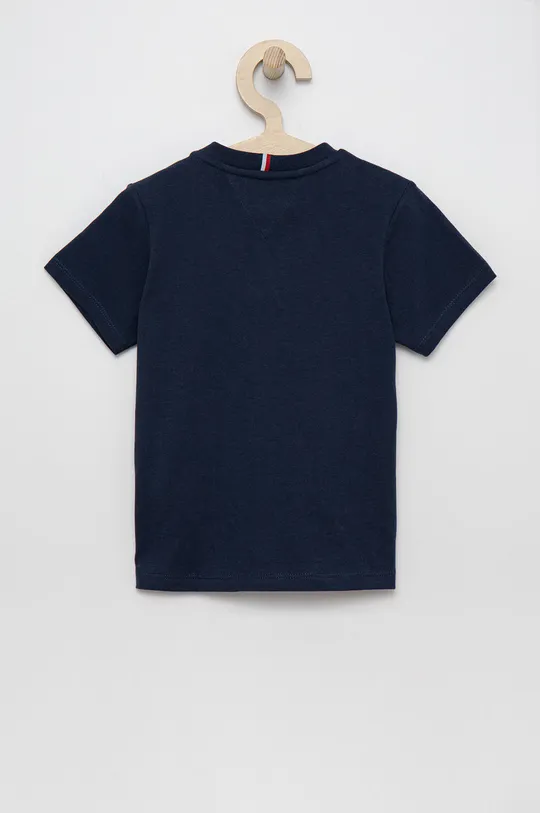 Tommy Hilfiger bombažna otroška majica mornarsko modra