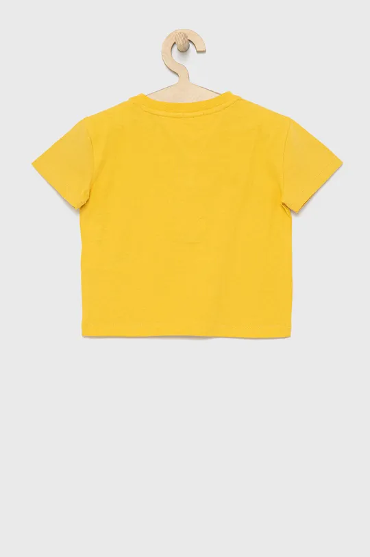 Tommy Hilfiger bombažna otroška majica rumena