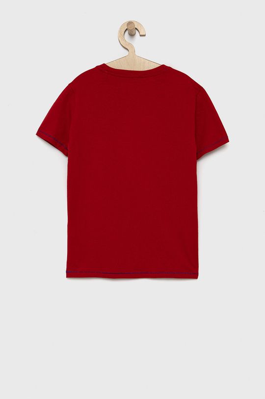 Dětské bavlněné tričko Guess červená
