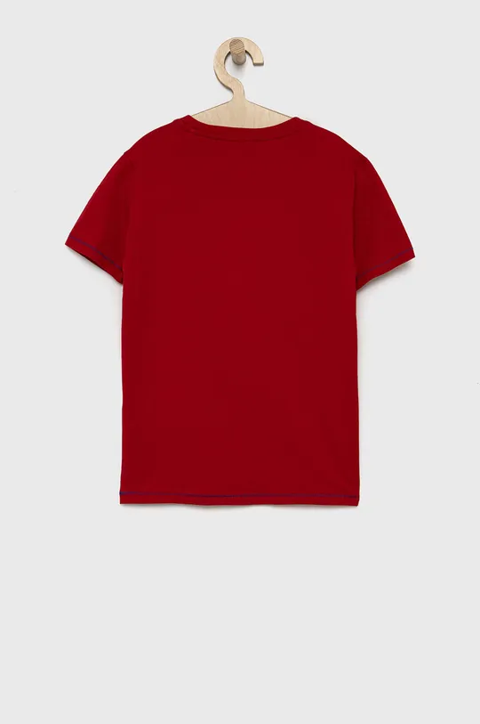 Guess - Παιδικό βαμβακερό μπλουζάκι κόκκινο