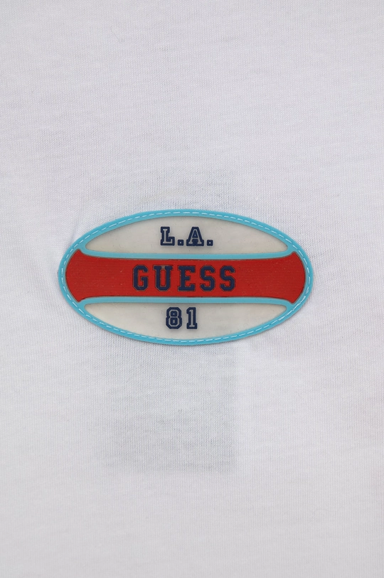 Guess T-shirt bawełniany dziecięcy 100 % Bawełna