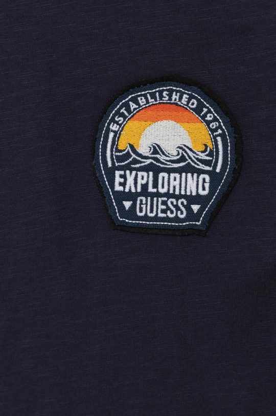 Guess T-shirt bawełniany dziecięcy 100 % Bawełna