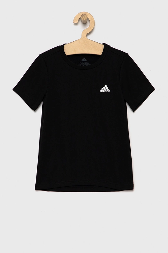 czarny adidas Performance - T-shirt dziecięcy GN1467 Chłopięcy