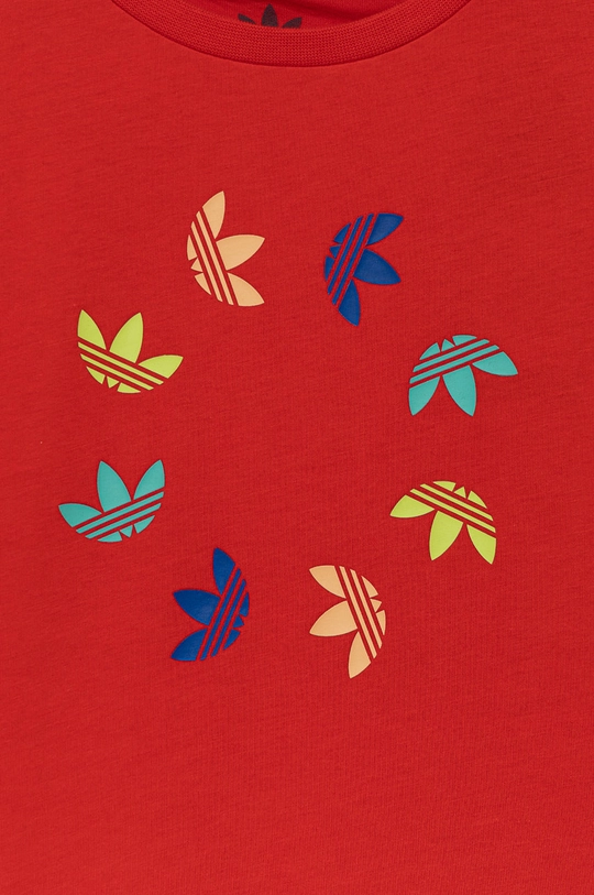 Dječja pamučna majica kratkih rukava adidas Originals  Temeljni materijal: 100% Pamuk Manžeta: 95% Pamuk, 5% Elastan