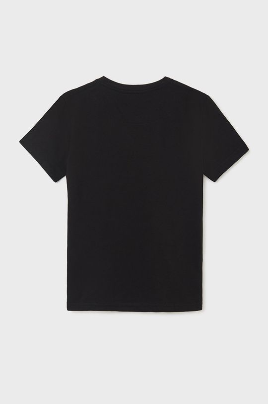 Dětské bavlněné tričko Mayoral černá