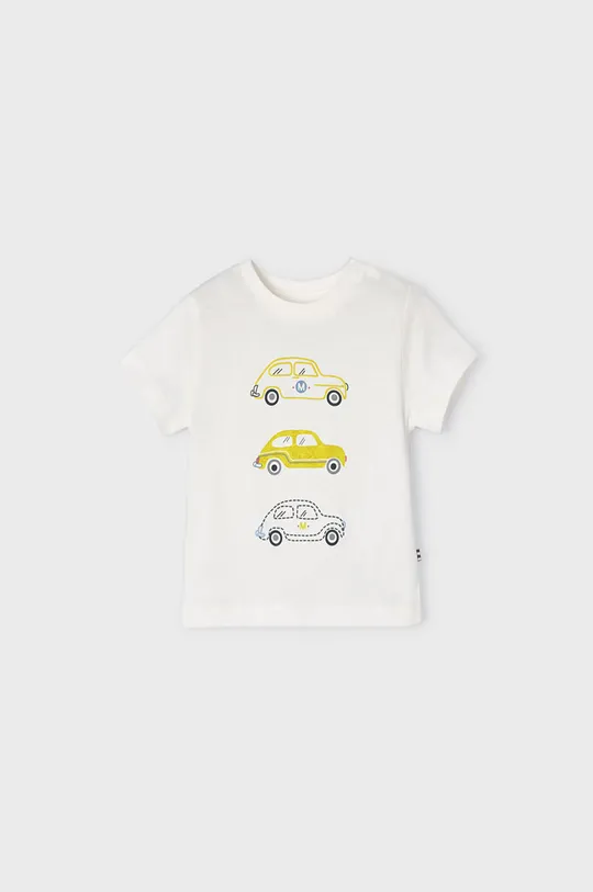 μπεζ Mayoral - Παιδικό βαμβακερό μπλουζάκι Για αγόρια