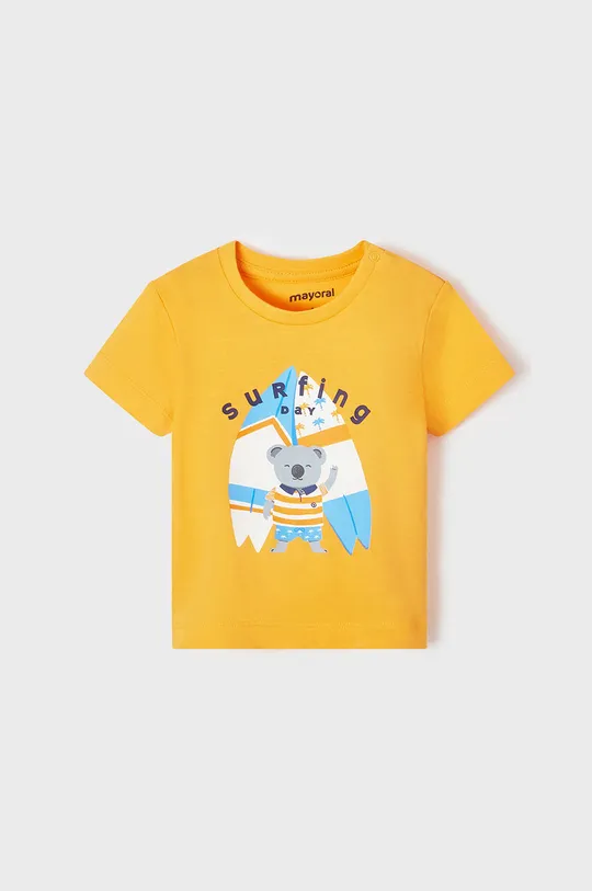 Mayoral t-shirt dziecięcy (2-pack) pomarańczowy