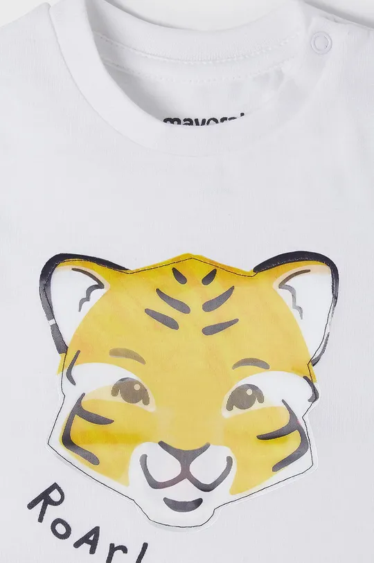 λευκό Mayoral - Παιδικό βαμβακερό μπλουζάκι
