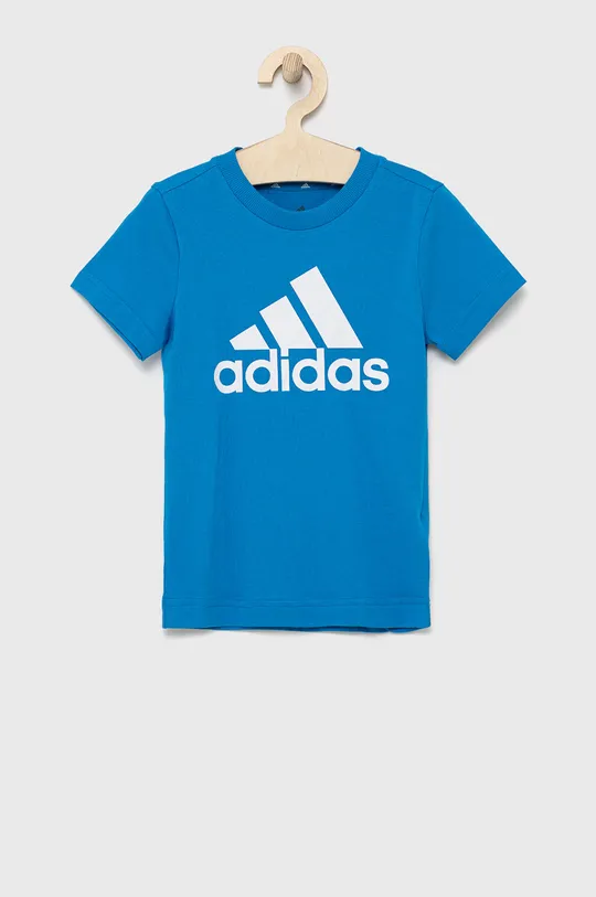 голубой Детская футболка adidas Performance HE9283 Для мальчиков