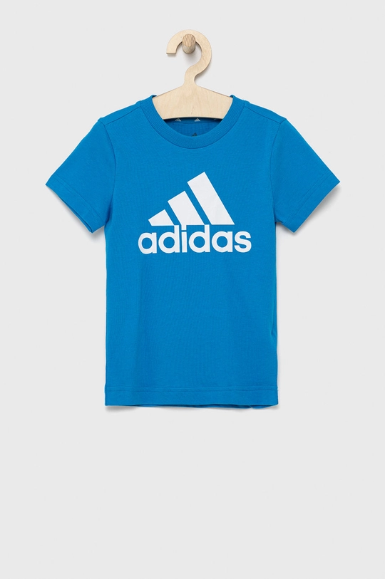 niebieski adidas Performance t-shirt dziecięcy HE9283 Chłopięcy