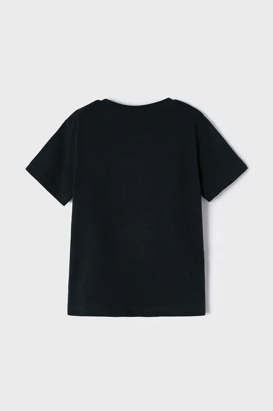 Mayoral T-shirt bawełniany dziecięcy czarny