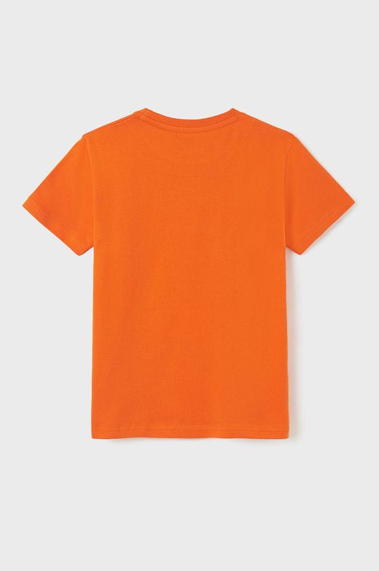 Dětské bavlněné tričko Mayoral korálová
