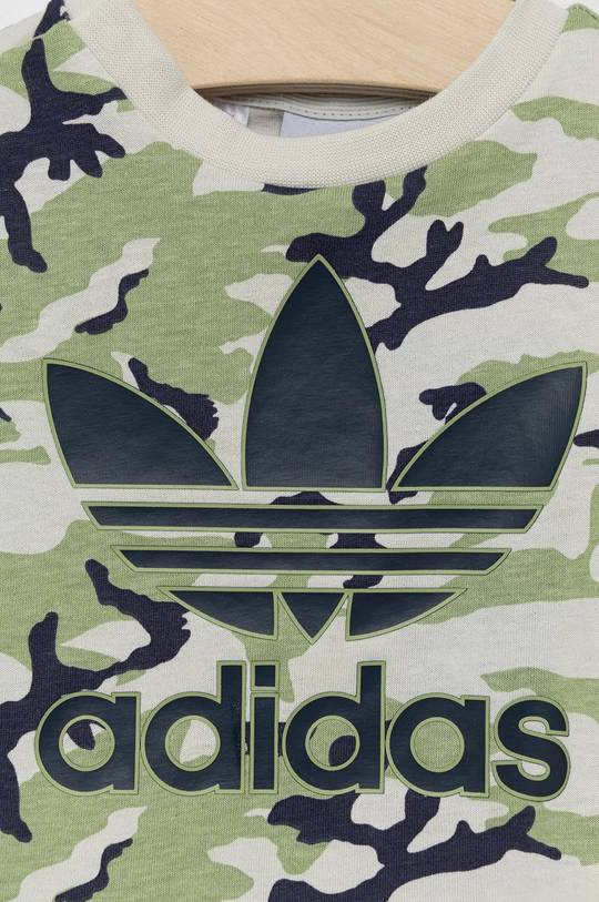 Detské bavlnené tričko adidas Originals HE6924  100% Bavlna