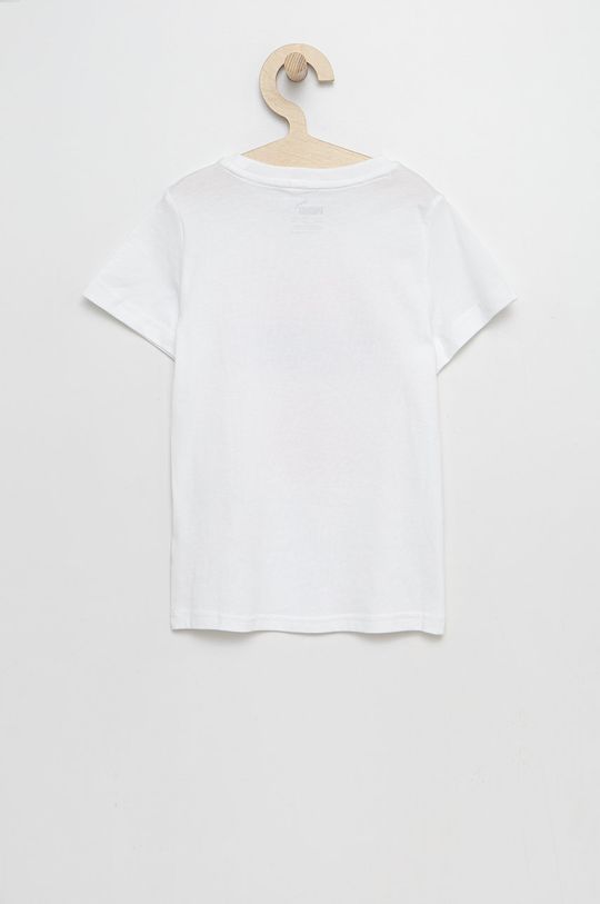 Dětské bavlněné tričko Puma 847292 bílá