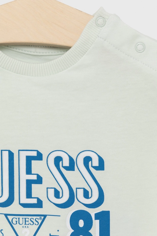 Guess t-shirt dziecięcy Materiał zasadniczy: 100 % Bawełna, Ściągacz: 95 % Bawełna, 5 % Elastan