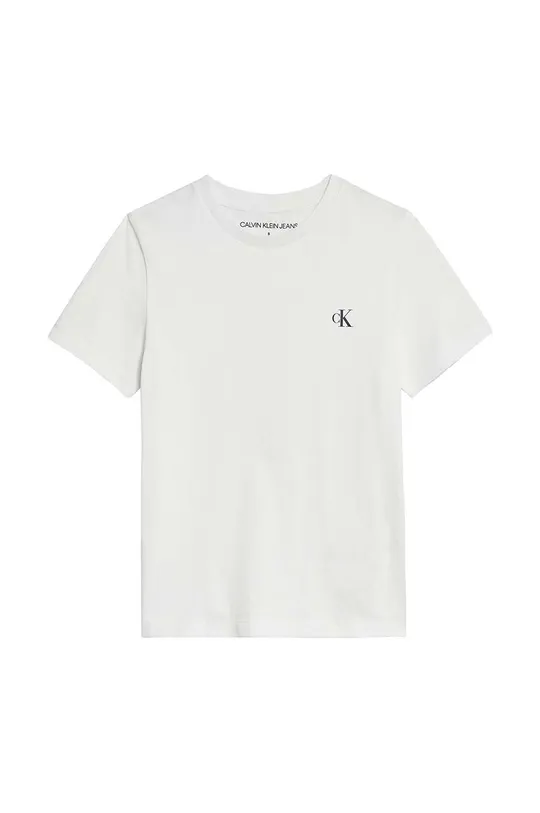 Calvin Klein Jeans T-shirt bawełniany dziecięcy (2-pack) IB0IB01093.PPYY szary