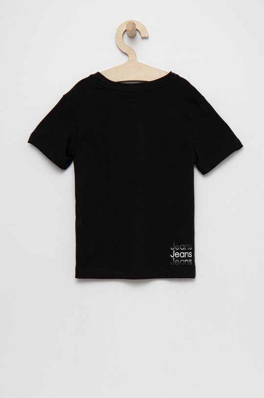 Dětské bavlněné tričko Calvin Klein Jeans černá