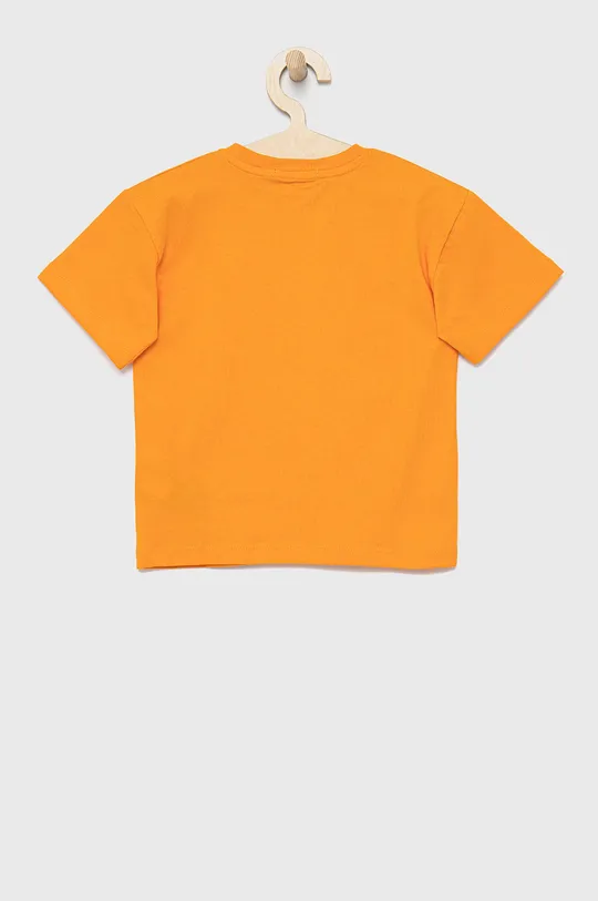 Dětské bavlněné tričko Calvin Klein Jeans oranžová