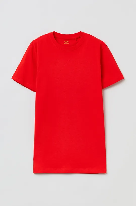oranžová Detské bavlnené tričko OVS Chlapčenský