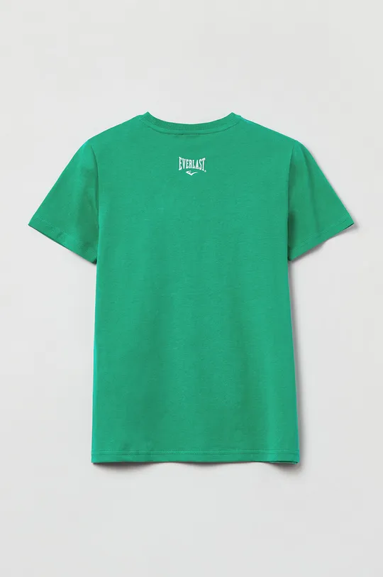 Παιδικό βαμβακερό μπλουζάκι OVS πράσινο