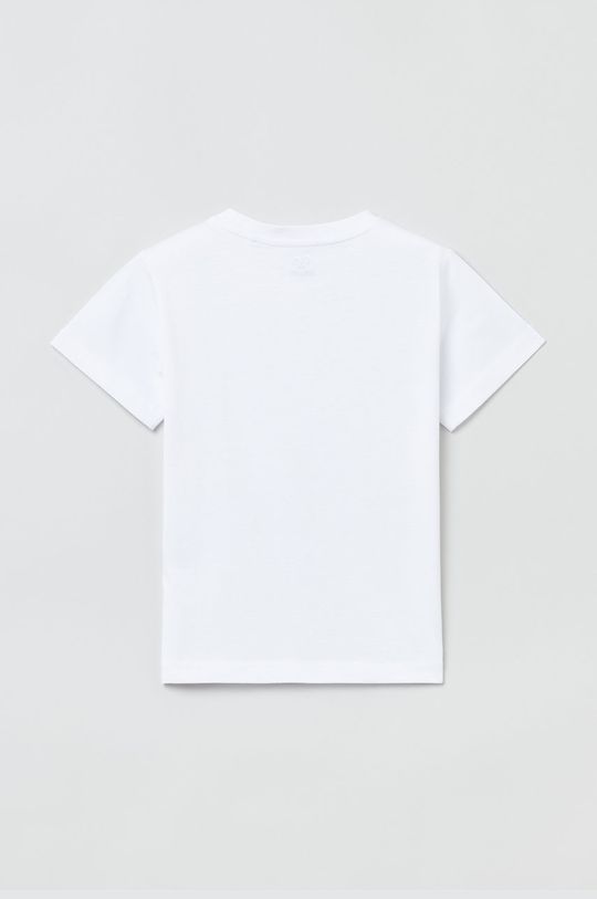 Dětské bavlněné tričko OVS bílá