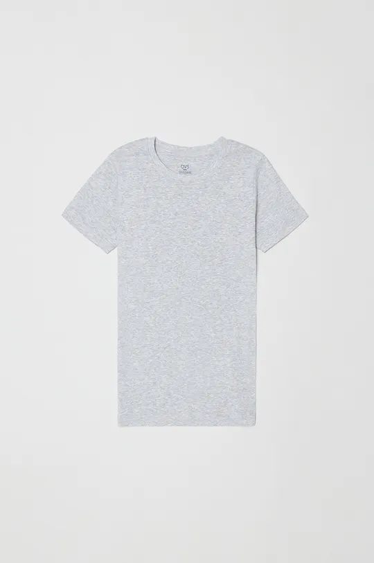 Detské bavlnené tričko OVS (2-pak) sivá