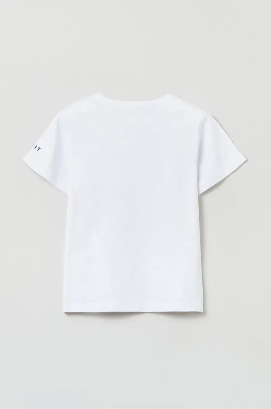 Дитяча бавовняна футболка OVS білий