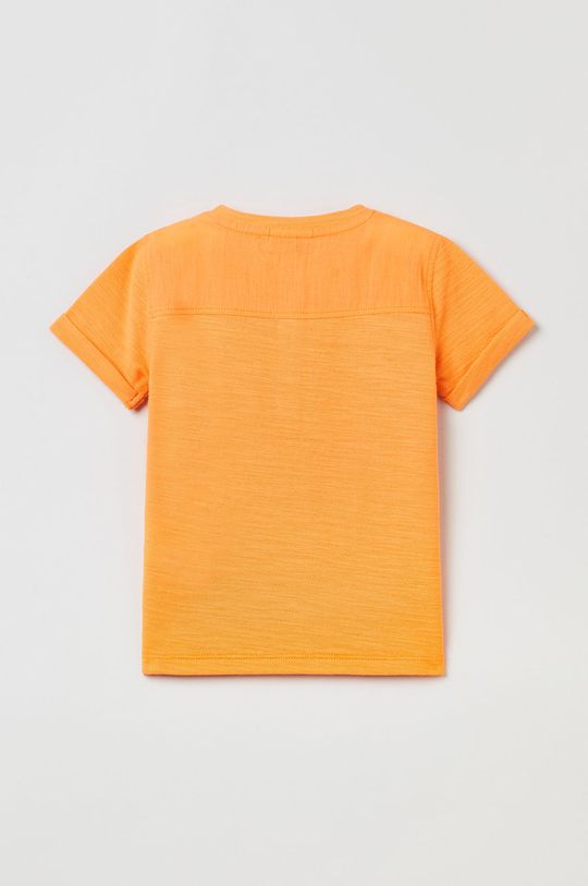 Dječja pamučna majica kratkih rukava OVS narančasta