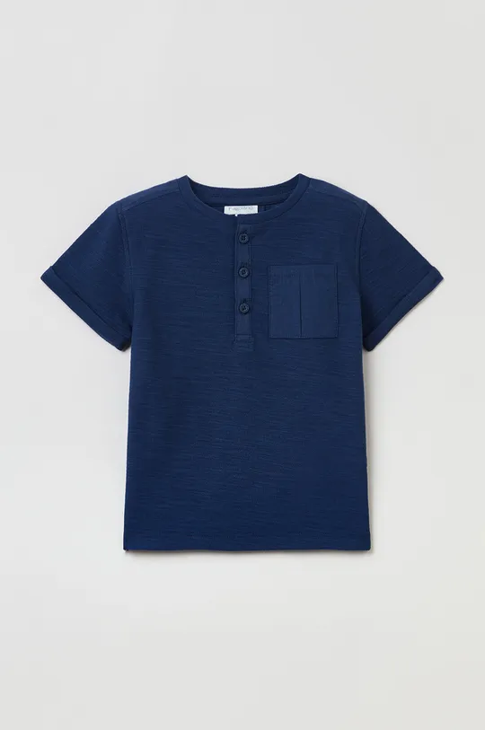 mornarsko modra Otroški bombažen t-shirt OVS Fantovski
