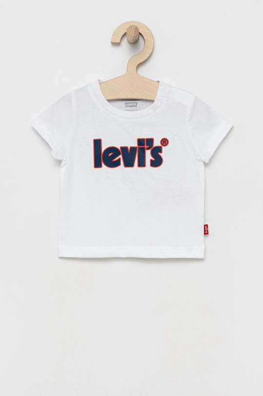 biały Levi's t-shirt dziecięcy Chłopięcy