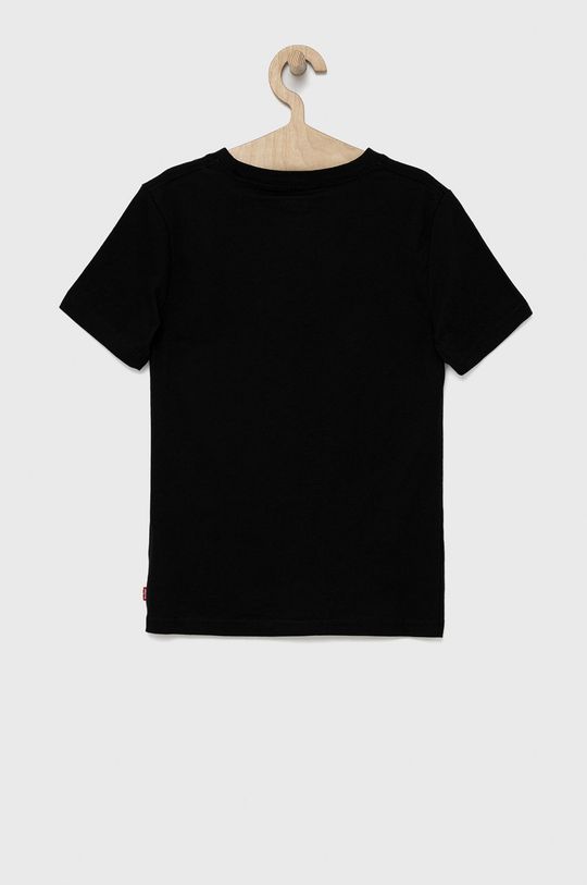 Dětské bavlněné tričko Levi's černá