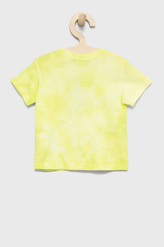 Дитяча бавовняна футболка United Colors of Benetton жовтий