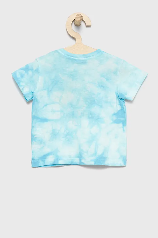 Otroški bombažen t-shirt United Colors of Benetton modra