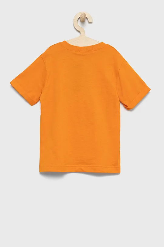 Otroški bombažen t-shirt United Colors of Benetton oranžna