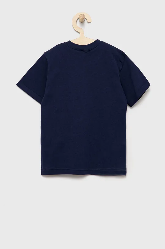 Παιδικό βαμβακερό μπλουζάκι United Colors of Benetton σκούρο μπλε