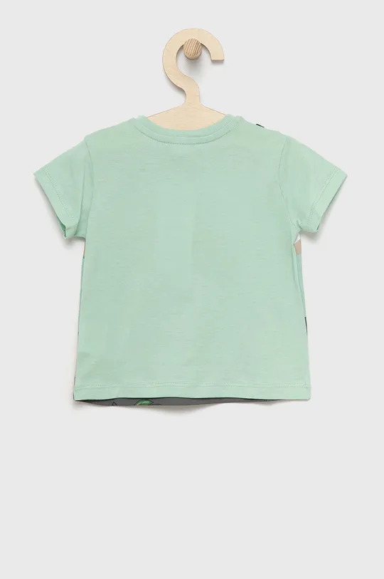 Otroški bombažen t-shirt United Colors of Benetton zelena