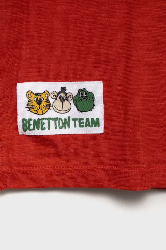 Otroški bombažen t-shirt United Colors of Benetton  100% Bombaž
