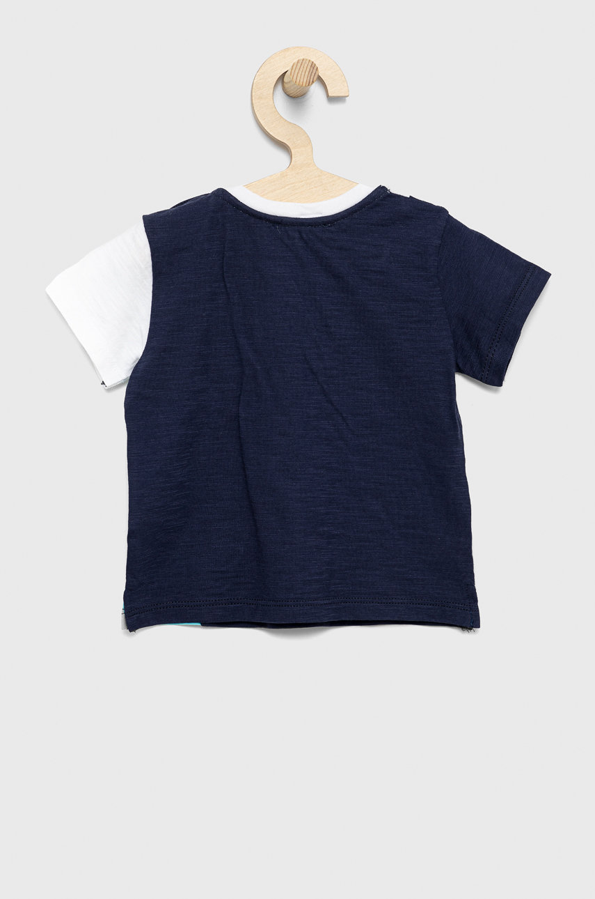 United Colors of Benetton t-shirt bawełniany dziecięcy granatowy
